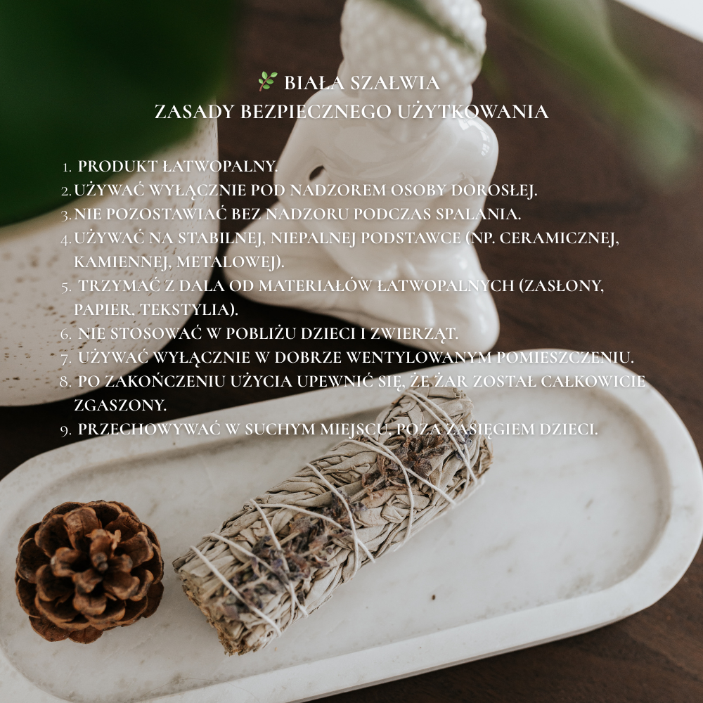 Biała Szałwia Kalifornijska z Lawendą – Pęk